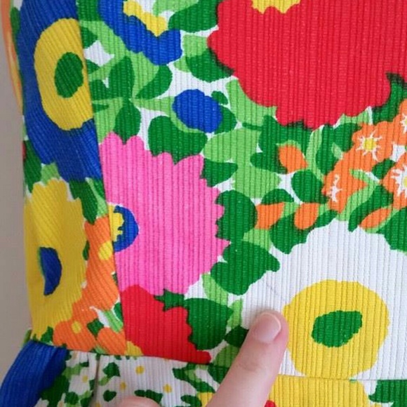 60s Vintage floral dress Lana Del Rey dress - Picture 6 of 6